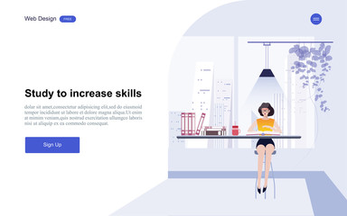 Online education, training and courses, learning.