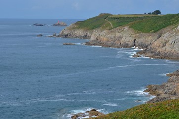 GR 34, Pointe de Saint-Mathieu, Finistère, Bretagne, France