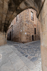 Fototapeta premium Caceres, Old and gothic village in Extremadura, Spain