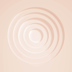 Minimalism abstract background, pedestal. 3d illustration, 3d rendering.