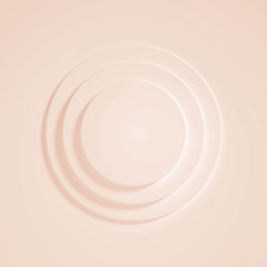 Obraz premium Minimalism abstract background, pedestal. 3d illustration, 3d rendering.