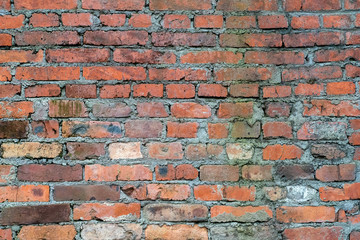 Background image. Photo of old vintage brick wall