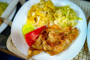 chicken with vegetables