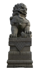 Stone lion from Oslo, Norway. ( The statue is situated in front of Norwegian parliament ).