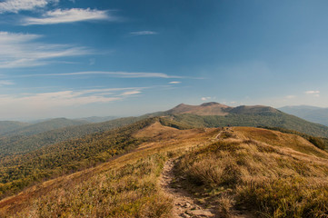 Fototapeta premium Bieszczady w południowo-wschodniej Polsce
