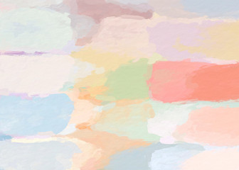 paint like illustration in watercolor style in dreamy pastel tone color