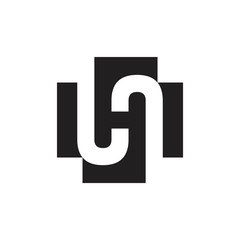 letter h plus medical geometric logo vector