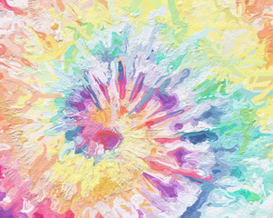 tie dye digital paint-like illustration abstract background of watercolor texture style 