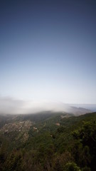 sunset in the mountains