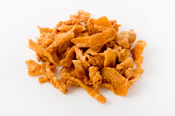 鶏皮のカリカリ揚げ