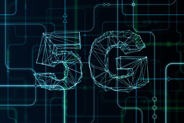 Creative 5G background