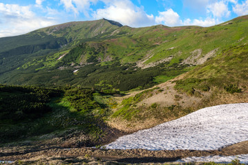 Massif of Pip Ivan, Carpathian, Chornohora, Ukraine.