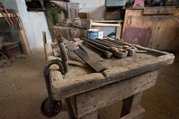 Old tools of the blacksmith
