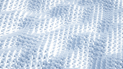 Beautiful, luxury, elegant festive bead background. 3d illustration, 3d rendering.