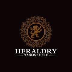 Heraldry Logo Collection Vector Template