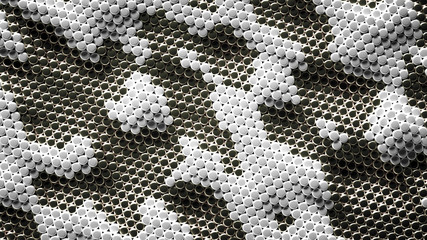 Beautiful, luxury, elegant festive bead background. 3d illustration, 3d rendering.