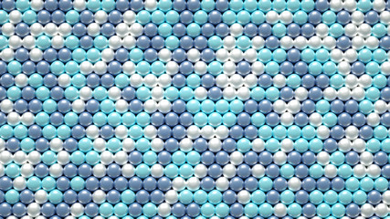 Beautiful, luxury, elegant festive bead background. 3d illustration, 3d rendering.