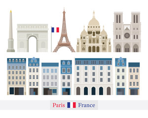 Paris, France Building Landmarks