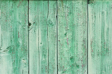 Fototapeta na wymiar backgrounds and texture concept - old wooden fence painted in blue background