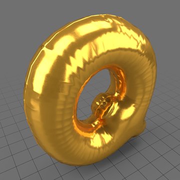 Foil letter Q balloon