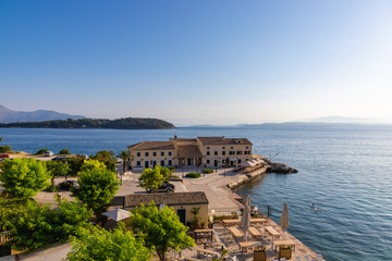 The Faliraki area at Corfu island, Kerkyra, Greece