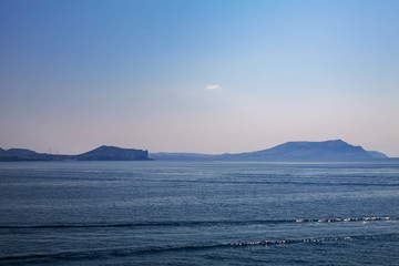 calm sea blue landscape