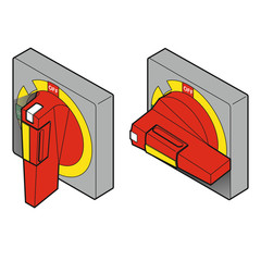 Hauptschalter [coloriert]
