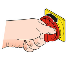 Hauptschalter/ Drehschalter [coloriert]