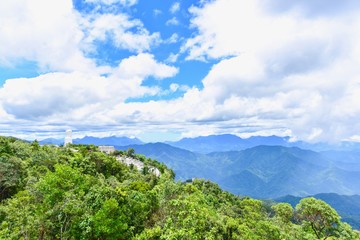 Scenery from Ba Na Hills in Vietnam