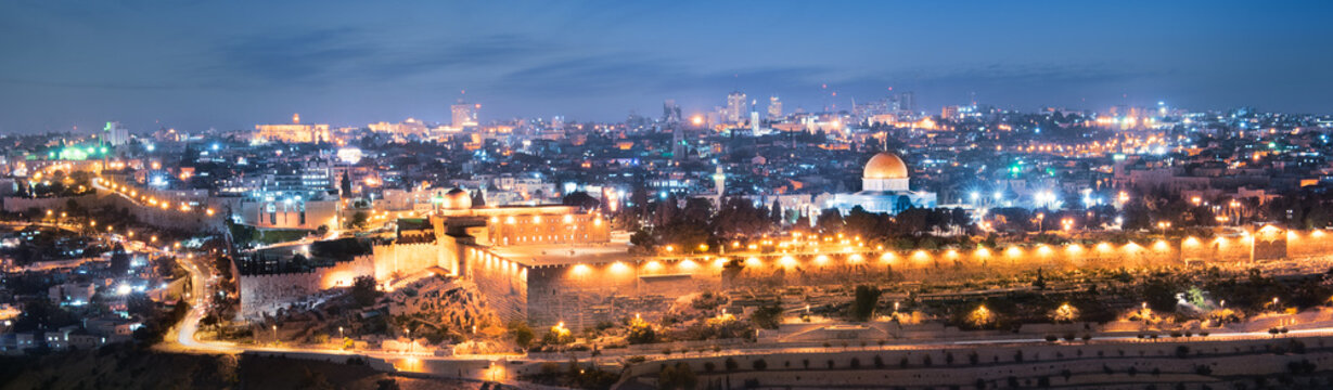 Jerusalem City By Night