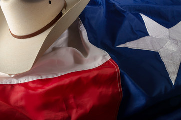 close up Texas flag