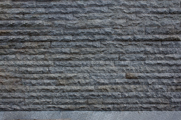 Fototapeta premium Wall grey bricks.