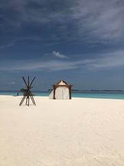 Plage de sable blanc