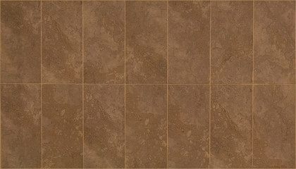 Wall beige tiles.