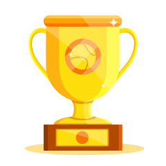 sport tennis trophy