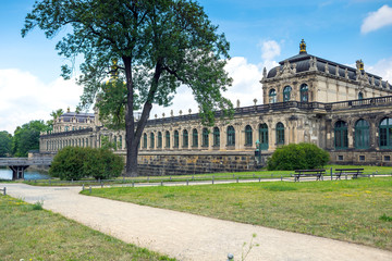 Zwinger Palace,  museum complex and most visited monument in Dresden, Germany