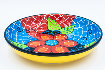 Obraz premium Plate with floral pattern. Spanish painting.