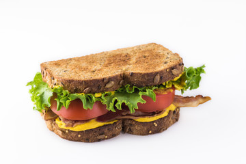 Fresh homemade BLT sandwich.