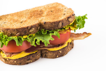 Fresh homemade BLT sandwich.