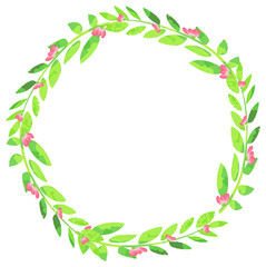 Obraz premium Frame design with flowers and leaves