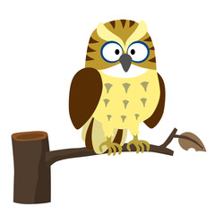 フクロウのイラスト