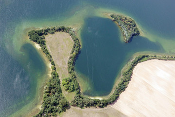 Inseln im Parsteiner See