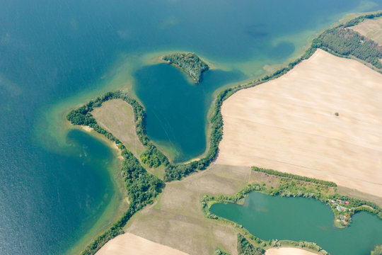 Inseln im Parsteiner See
