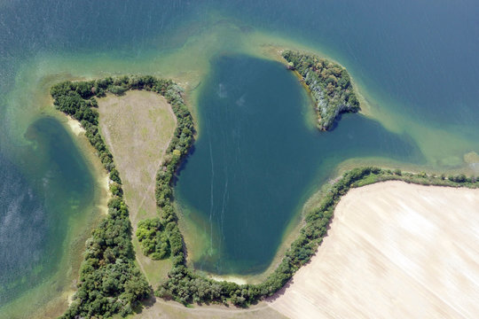 Inseln im Parsteiner See