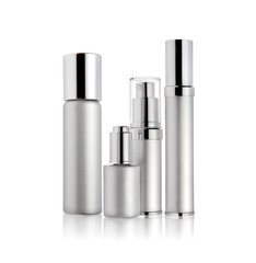 Cosmetic packaging isolated on white