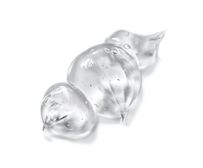 Gel isolated on white