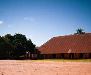 View to Royal Palaces of Abomey , Benin