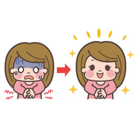 女性　完治　治った