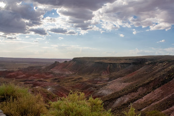 Just before sunset in the Painted Desert