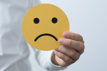 Gold Smiley Leadership Concept.